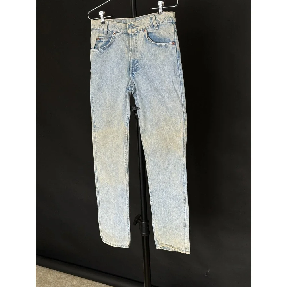 1980's Levi's Vintage Orange Tab Jean Student 30 X 32 Measure 28.5 X 30 USA Made